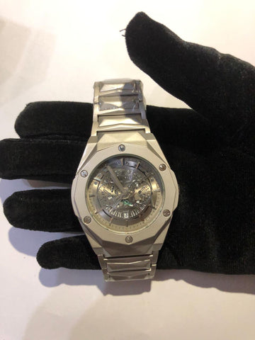 Luxury Skeleton Stainless Steel Men’s Watch Hublot